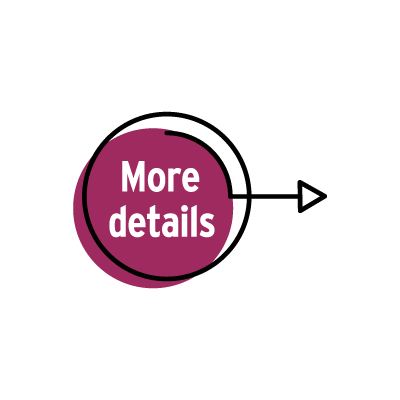 Circle icon that says "More questions?" with an arrow pointing to the right.